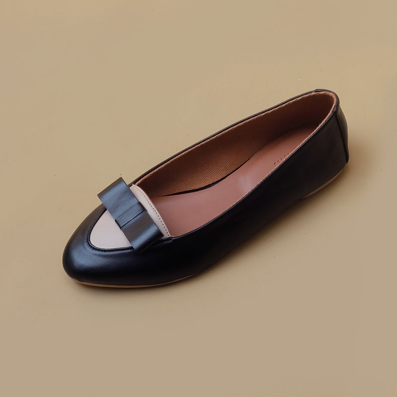 Mini Bow Loafers Black