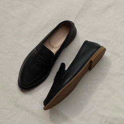 The Penny Loafer 2.0 in Black Leather