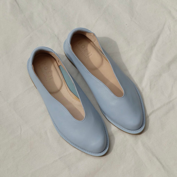 New Day in Cornflower Blue Leather (Pre-Order)