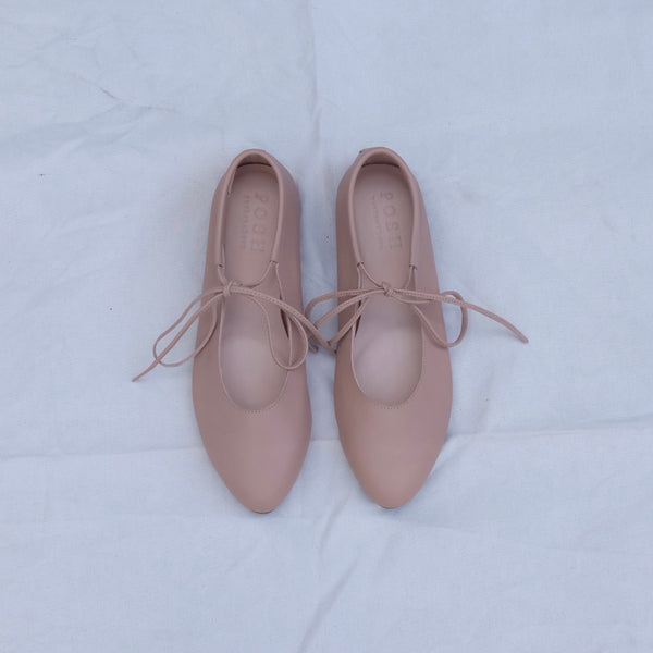 Gianna in Peach Nude Genuine Leather (On-hand) – Posh Pocket Shoes