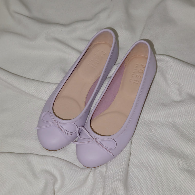 Prima in Lilac Leather (On-hand)