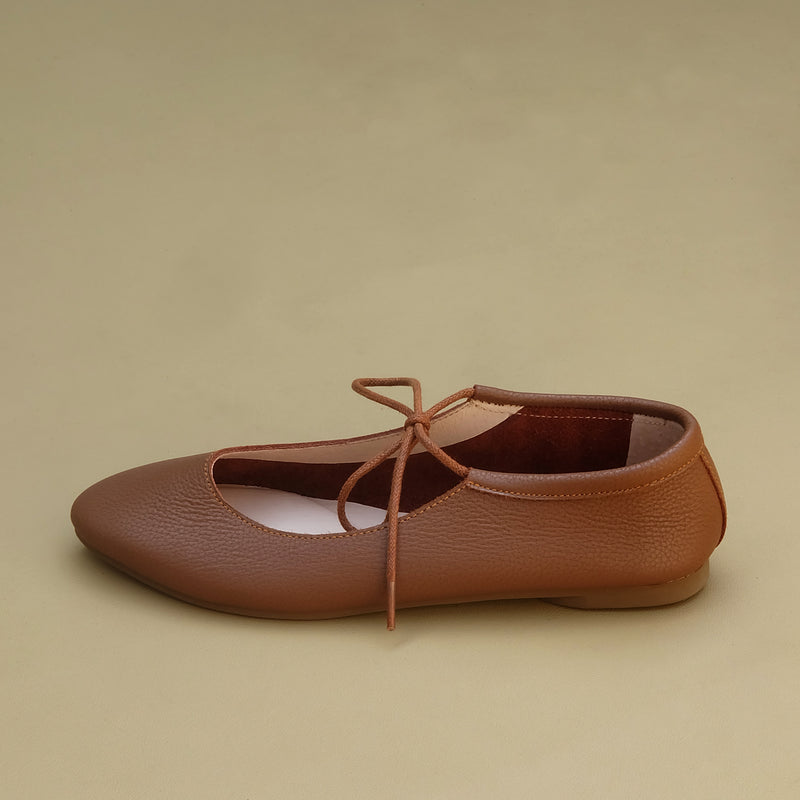 Gianna in Cognac Genuine Leather (Pre-Order)