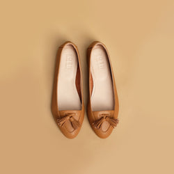 Annelle in Tan Genuine Leather (Pre-Order)