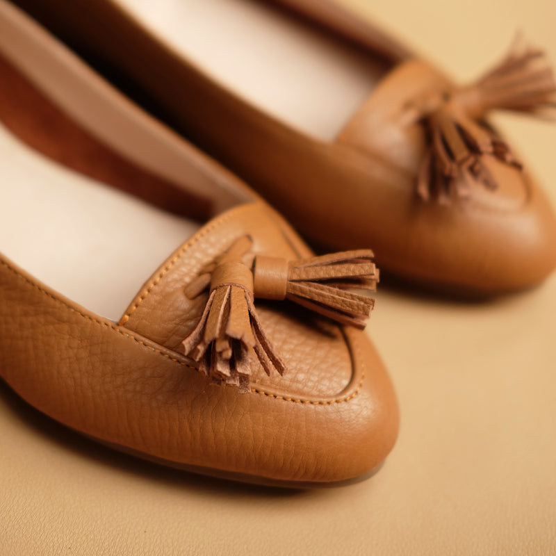 Annelle in Tan Genuine Leather (Pre-Order)