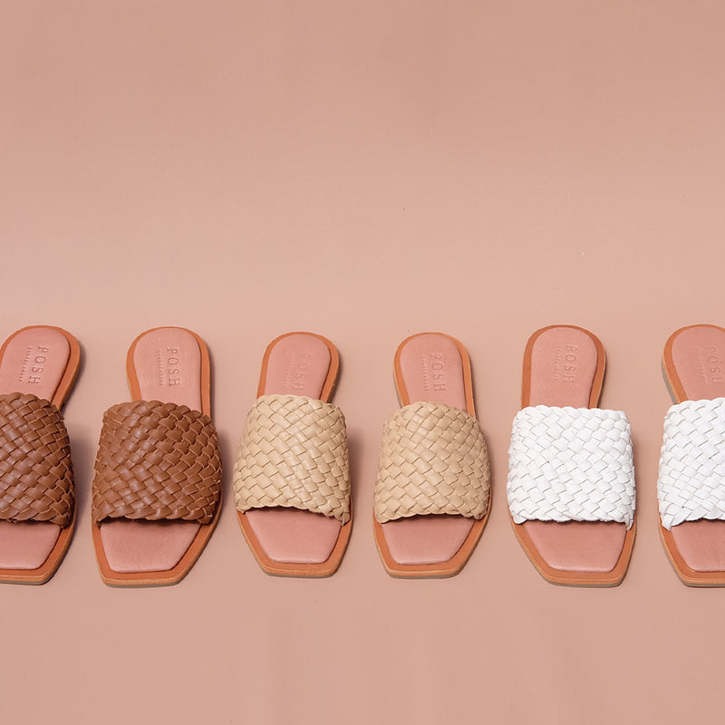 Liana Slide in Beige (On-Hand Sale)