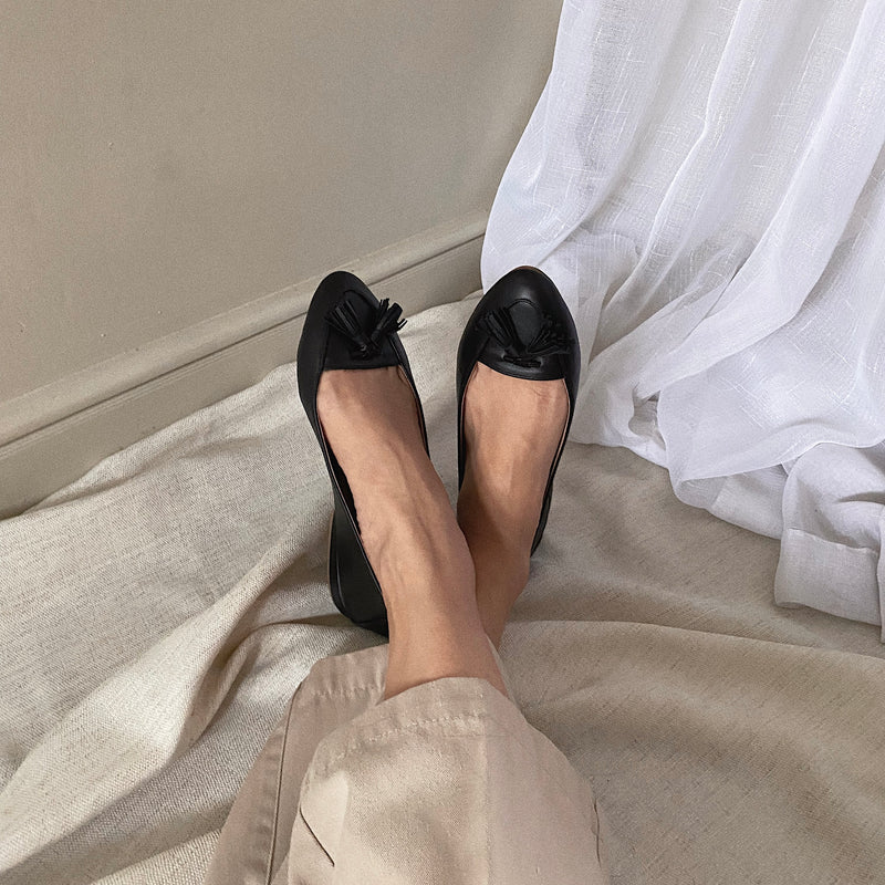 Annelle with Low Heel in Black (Pre-Order)